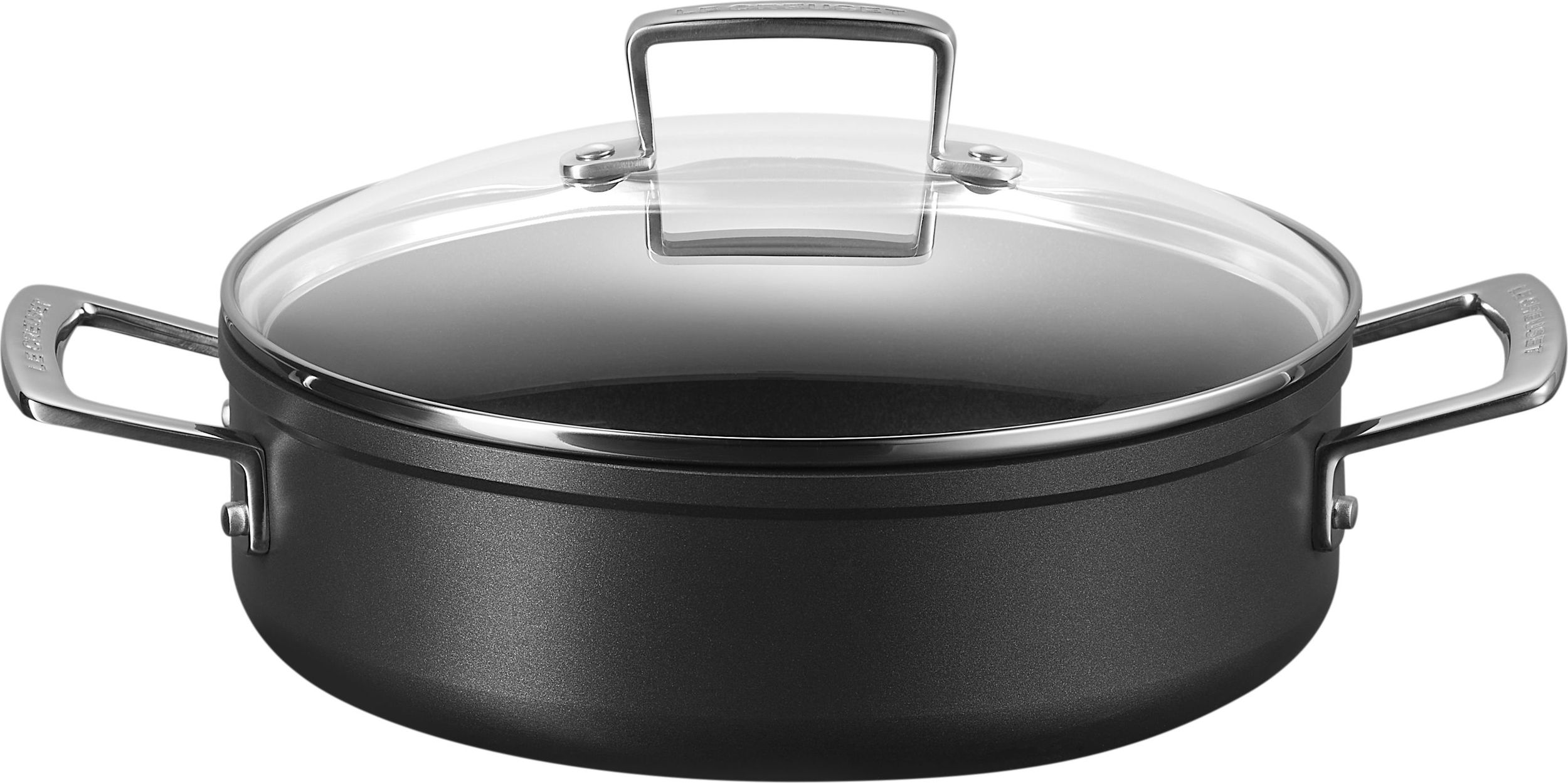 Garnek Sauteuse Le Creuset 24 cm aluminium nieprzywierające z uchwytami