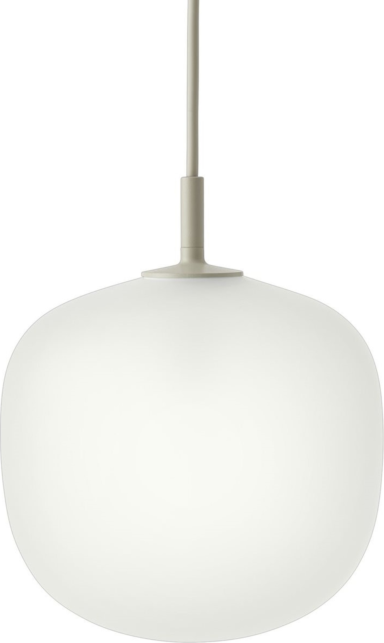 Lampa wisząca Rime 18 cm szara