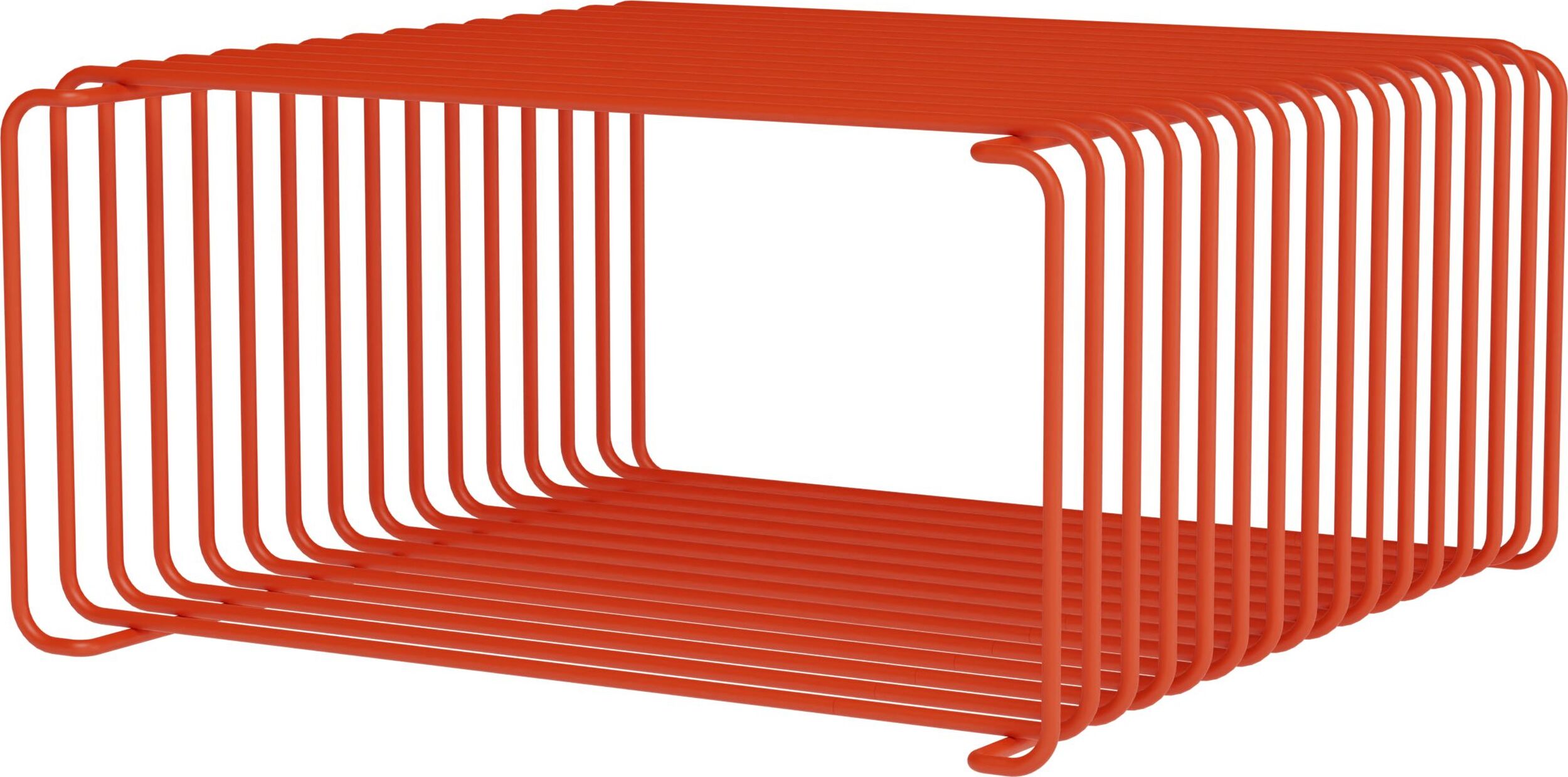 System modułowy Panton Wire 34,8 x 34,8 x 17,2 cm czerwony