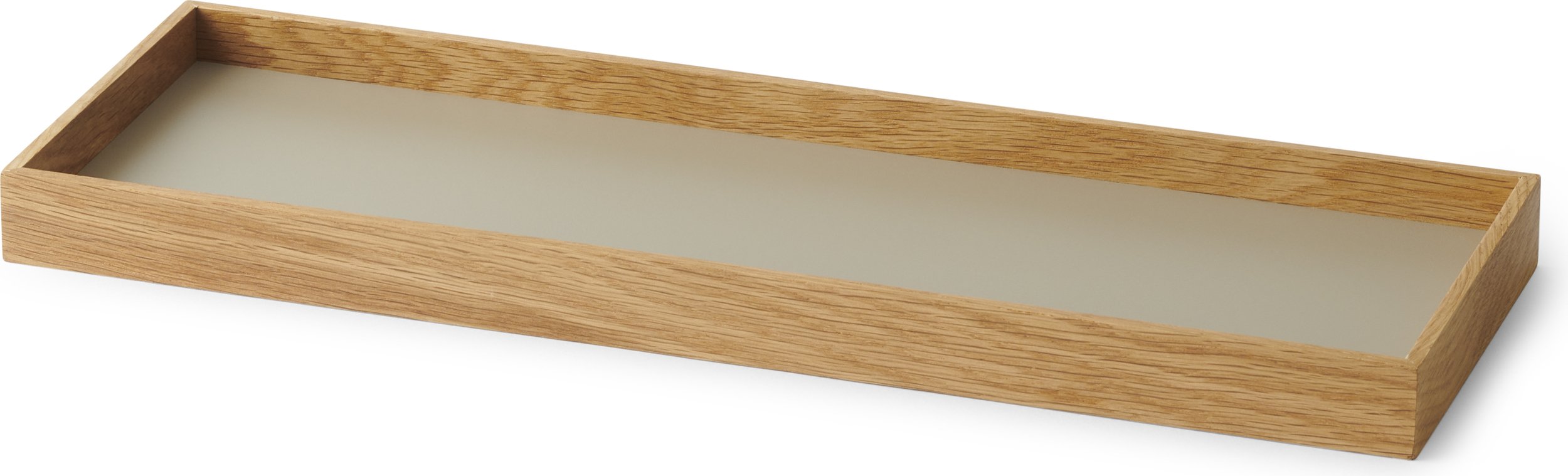 Taca dekoracyjna Frame S szara jasny dąb