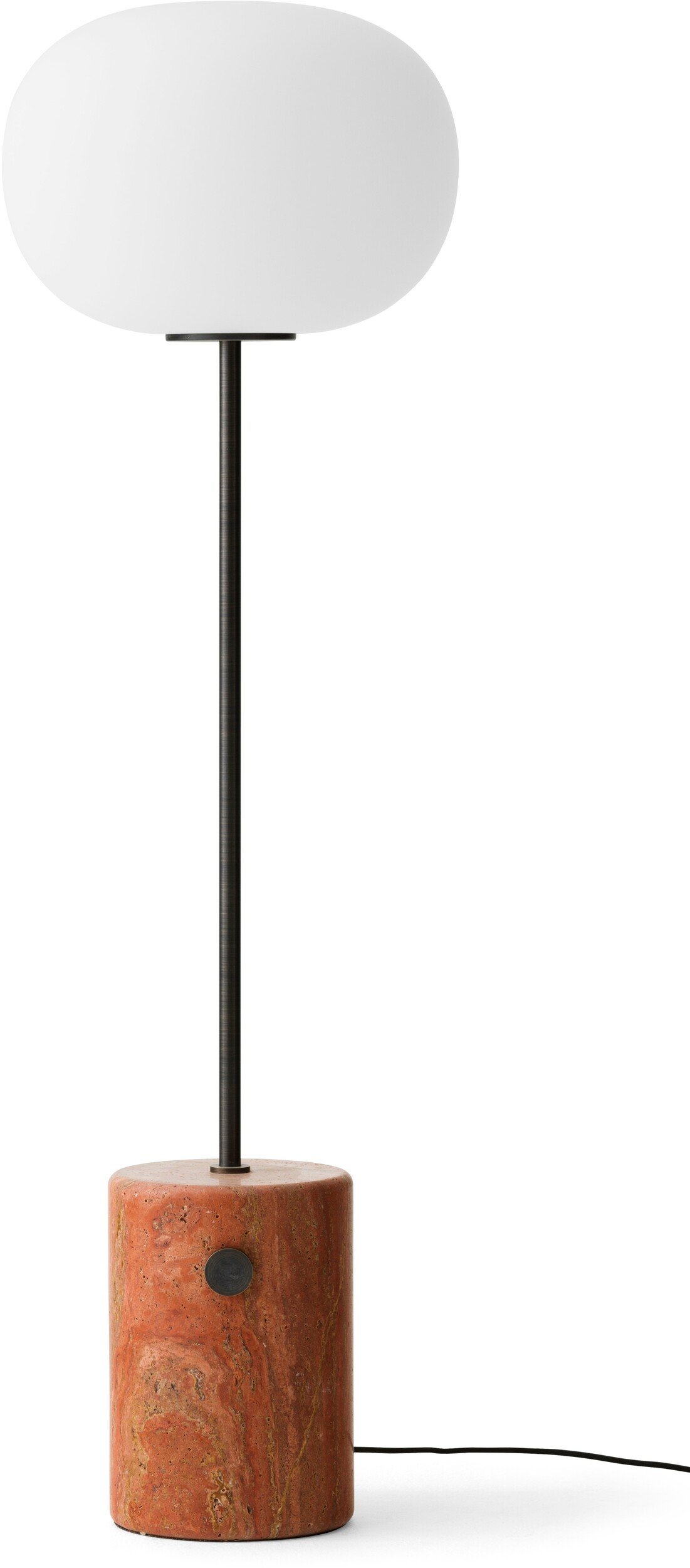 Lampa stojąca JWDA czerwona trawertyn