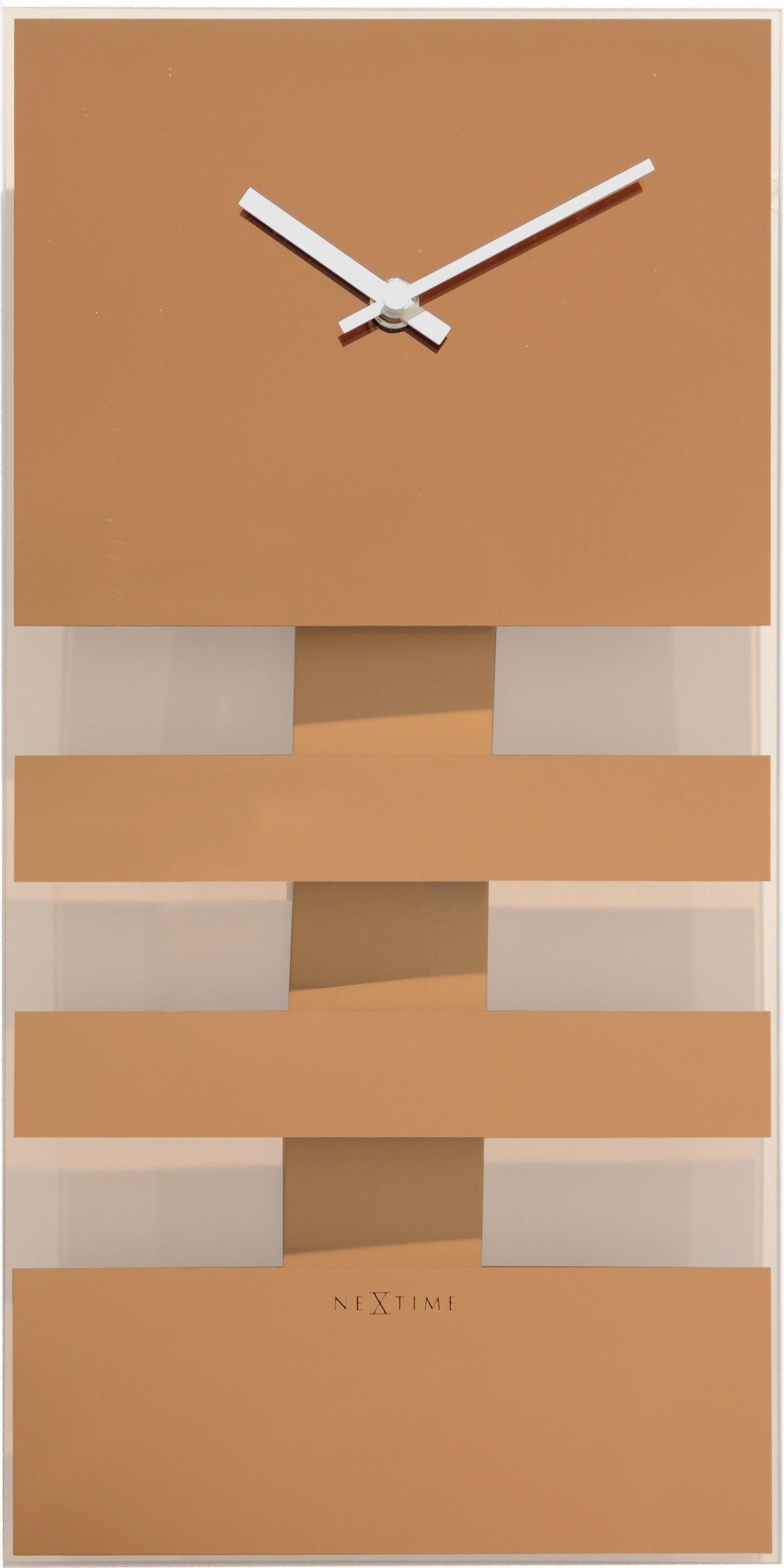 Zegar ścienny Bold Stripes miedź