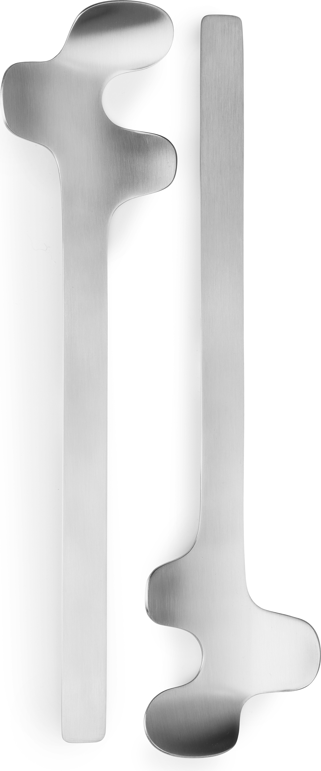 Łyżki do sałaty Leaf stal nierdzewna szczotkowana 2 szt.