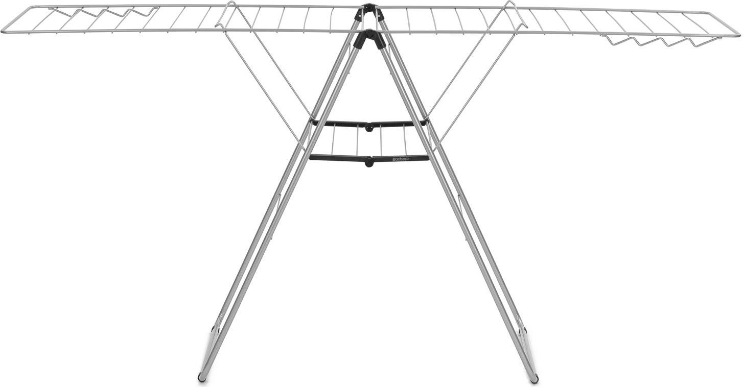 Suszarka do ubrań Hangon 181 cm metaliczna szara