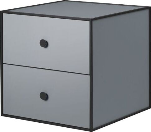 Szafka Frame 35 ciemnoszara z 2 szufladami