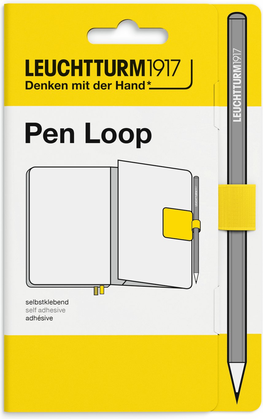 Uchwyt samoprzylepny na długopis Leuchtturm 1917 cytrynowy