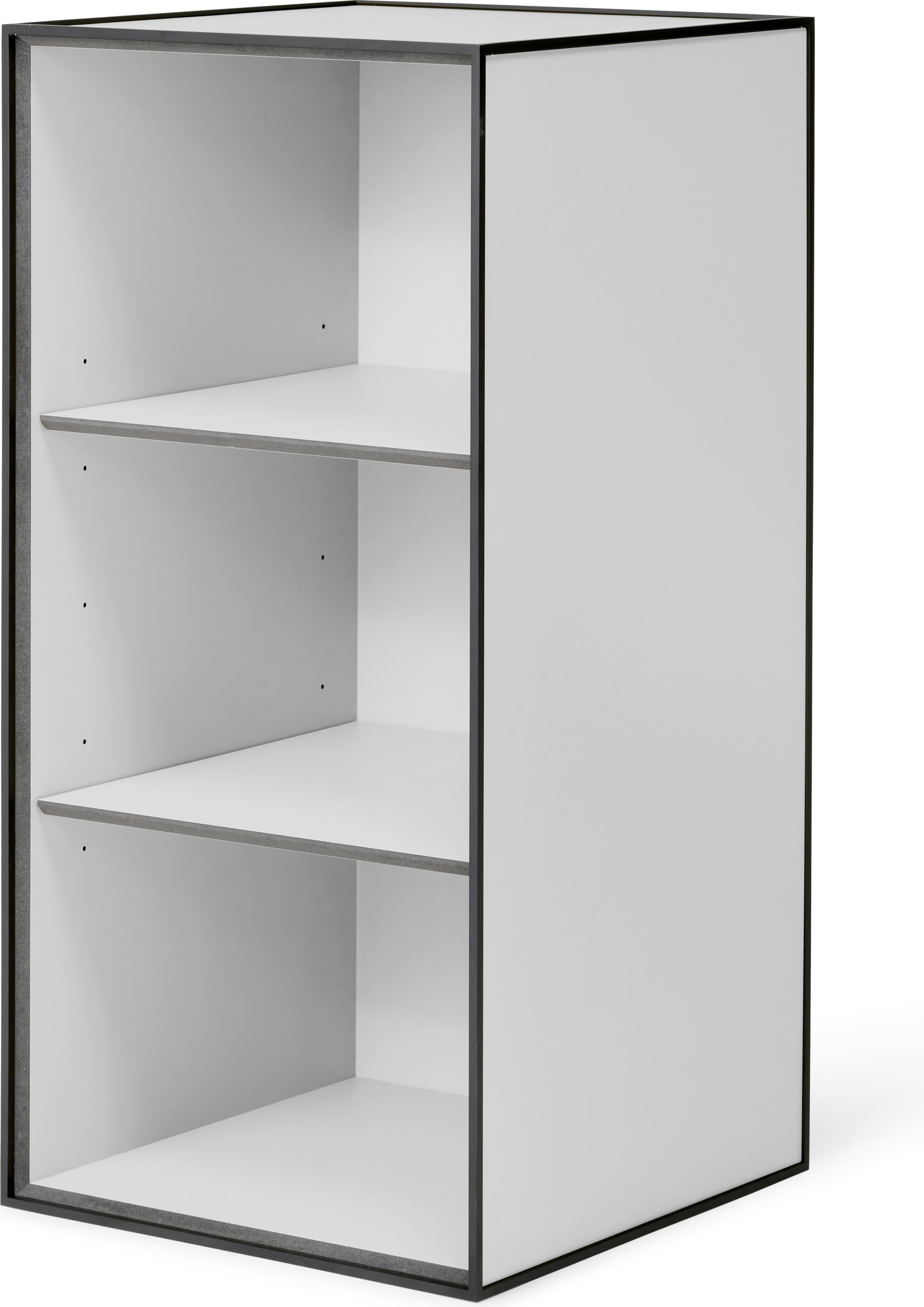 Szafka Frame 70 jasnoszara z 2 półkami