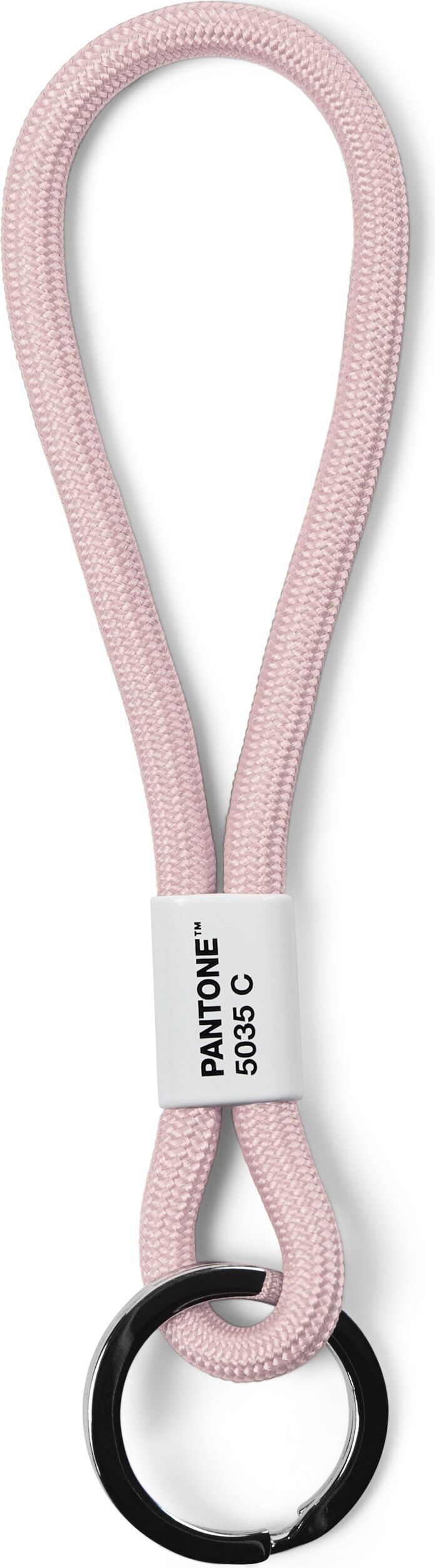Smycz do kluczy Pantone krótka pudrowy róż