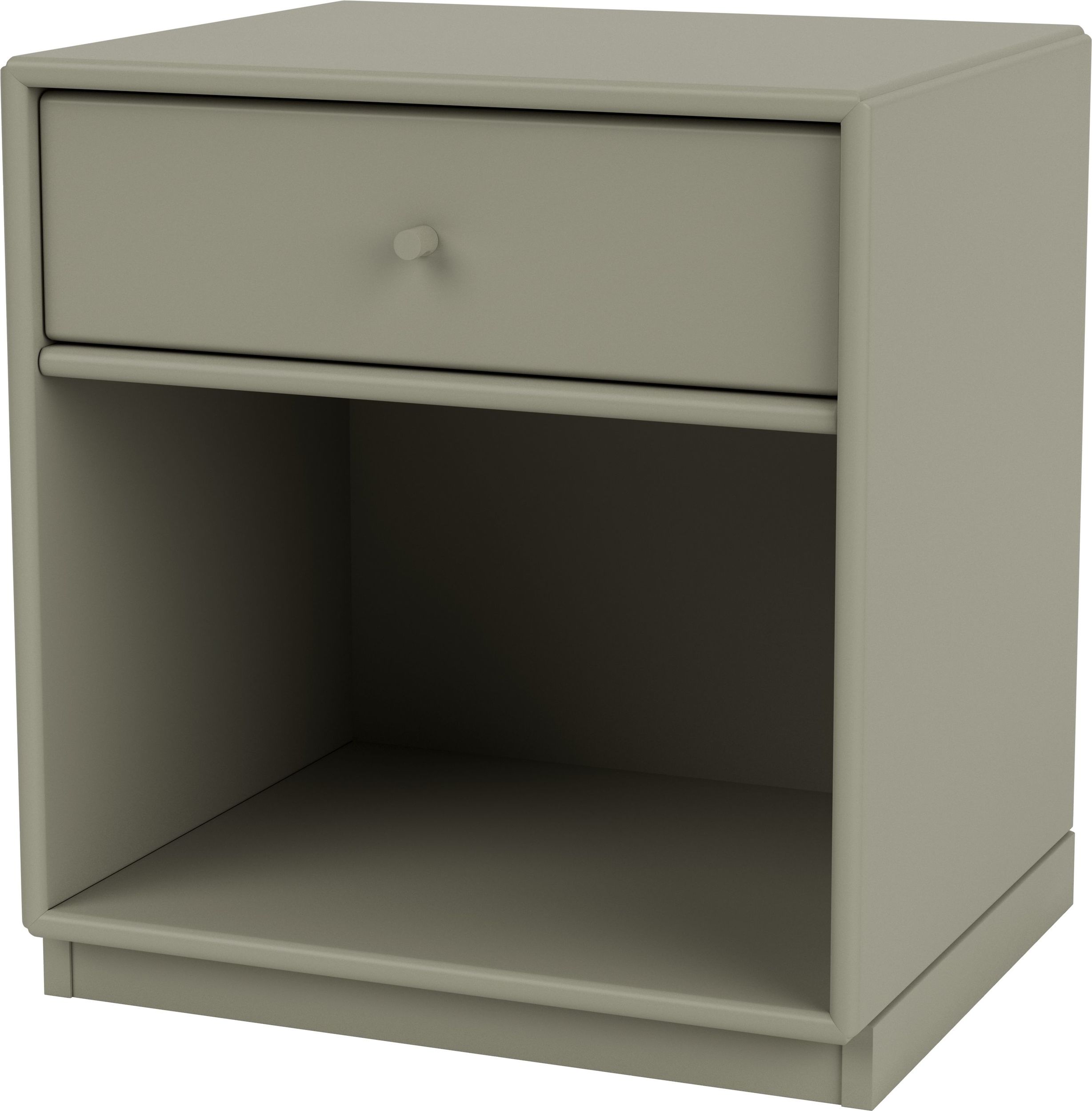 Szafka nocna Dream brązowozielona na cokole 3 cm