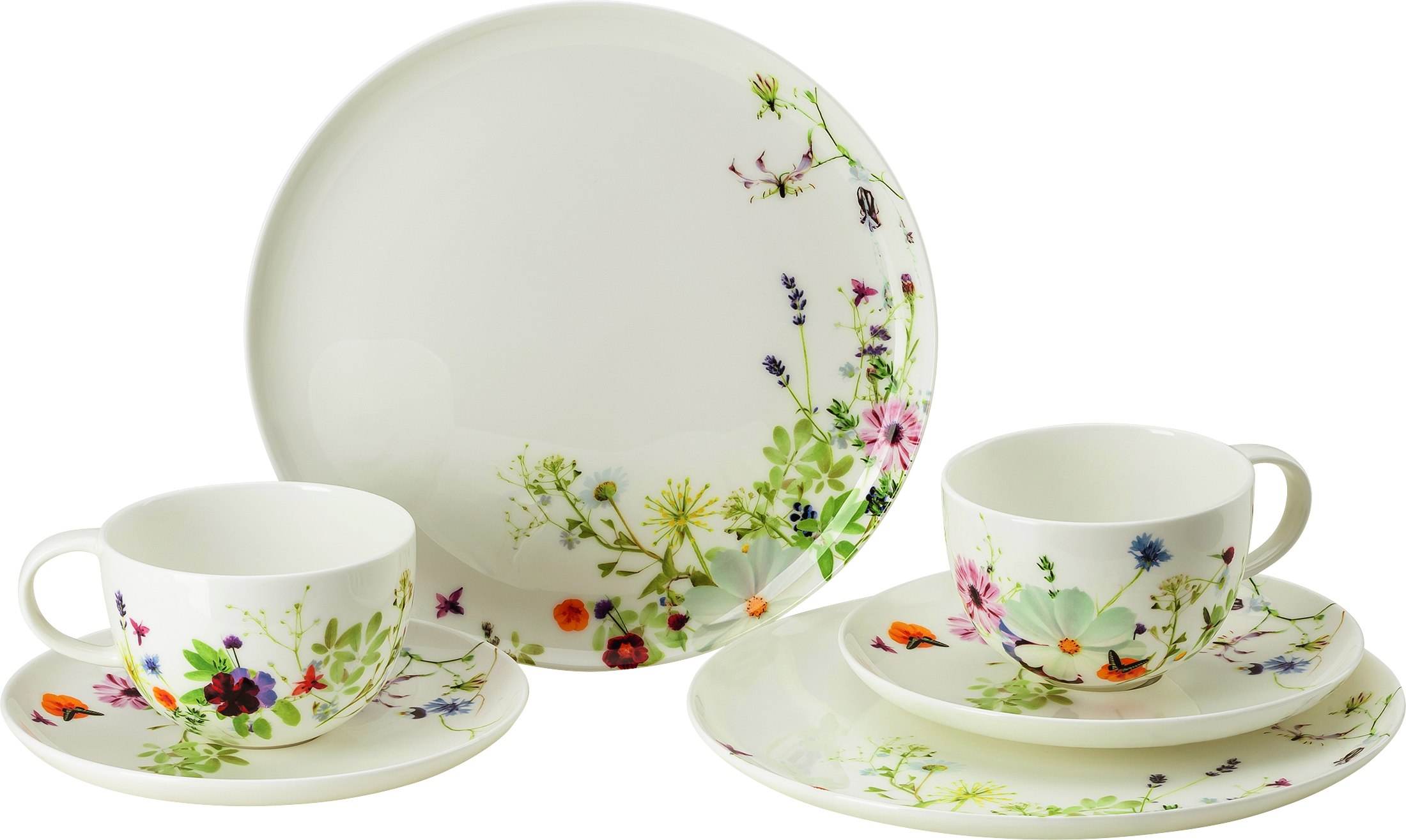 Zestaw śniadaniowy Brillance Wiosenny Ogród 6 el.