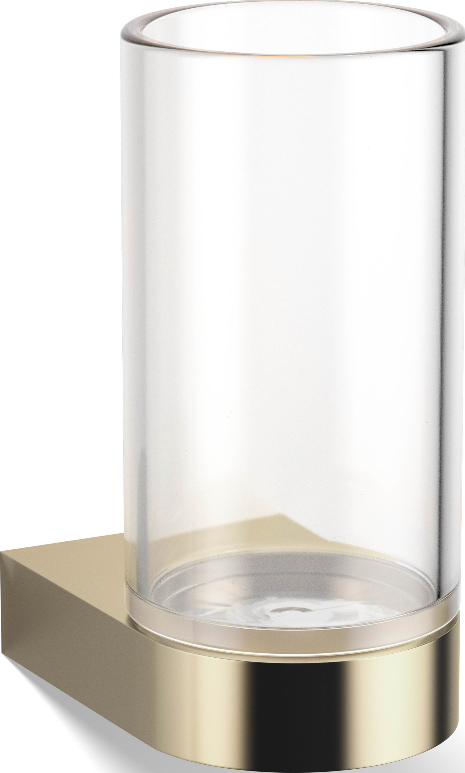 Kubek na szczoteczki do zębów Century złoty mat ścienny