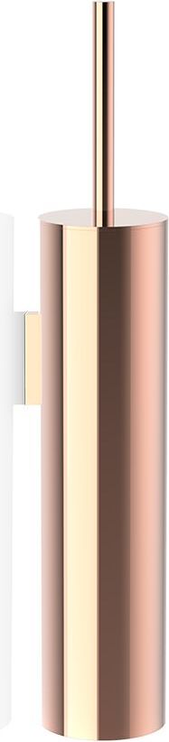 Szczotka do WC Mikado różowe złoto ścienna