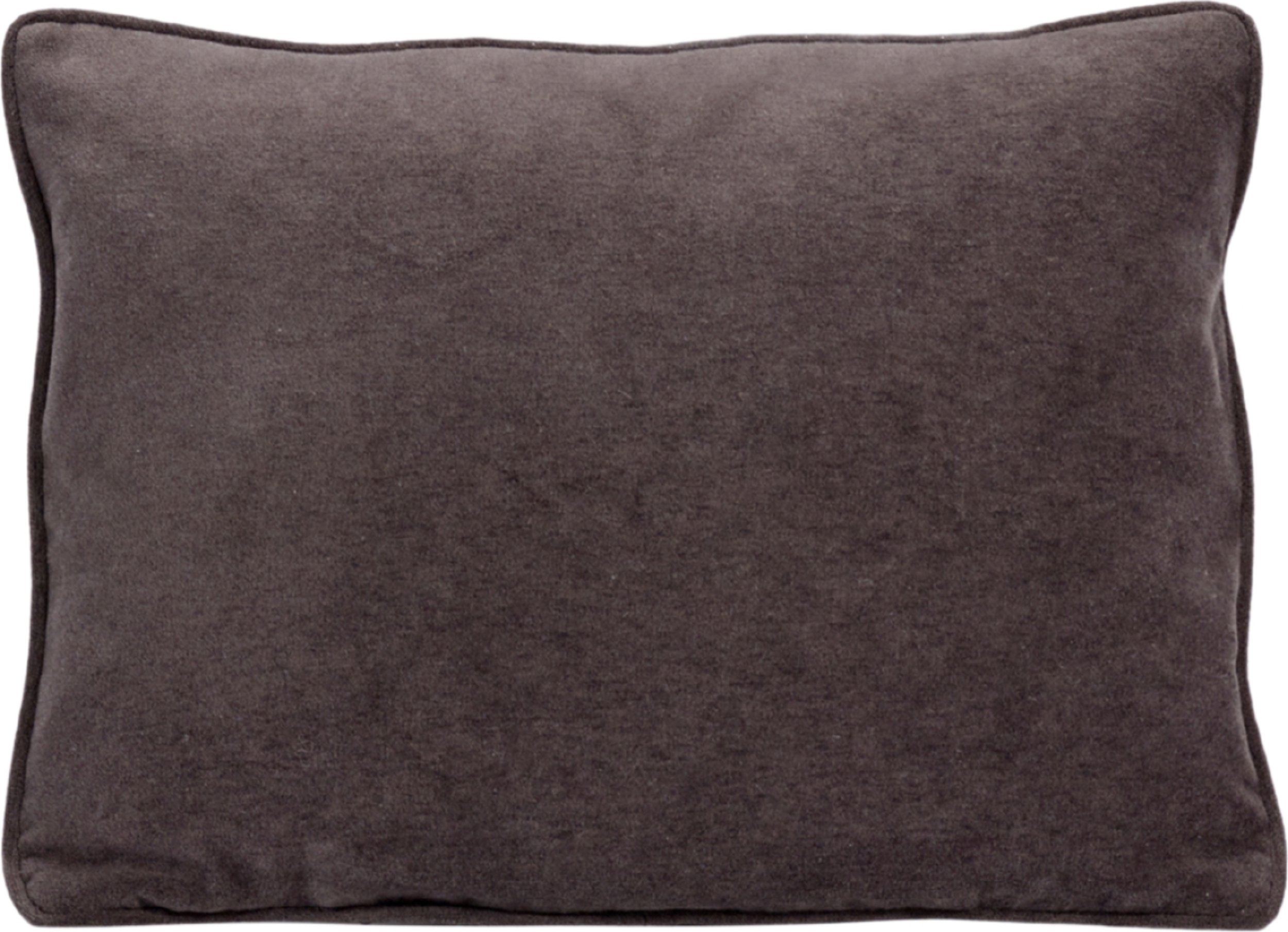 Poduszka na sofę Ono Velvet 40 x 50 cm ciemnobrązowa