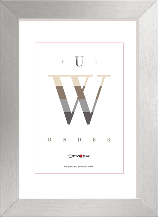 Ramka na zdjęcia Sanremo 13 x 18 cm srebrna jasna