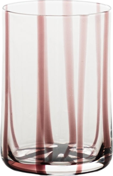 Szklanka Tirache w paski 350 ml ametystowa