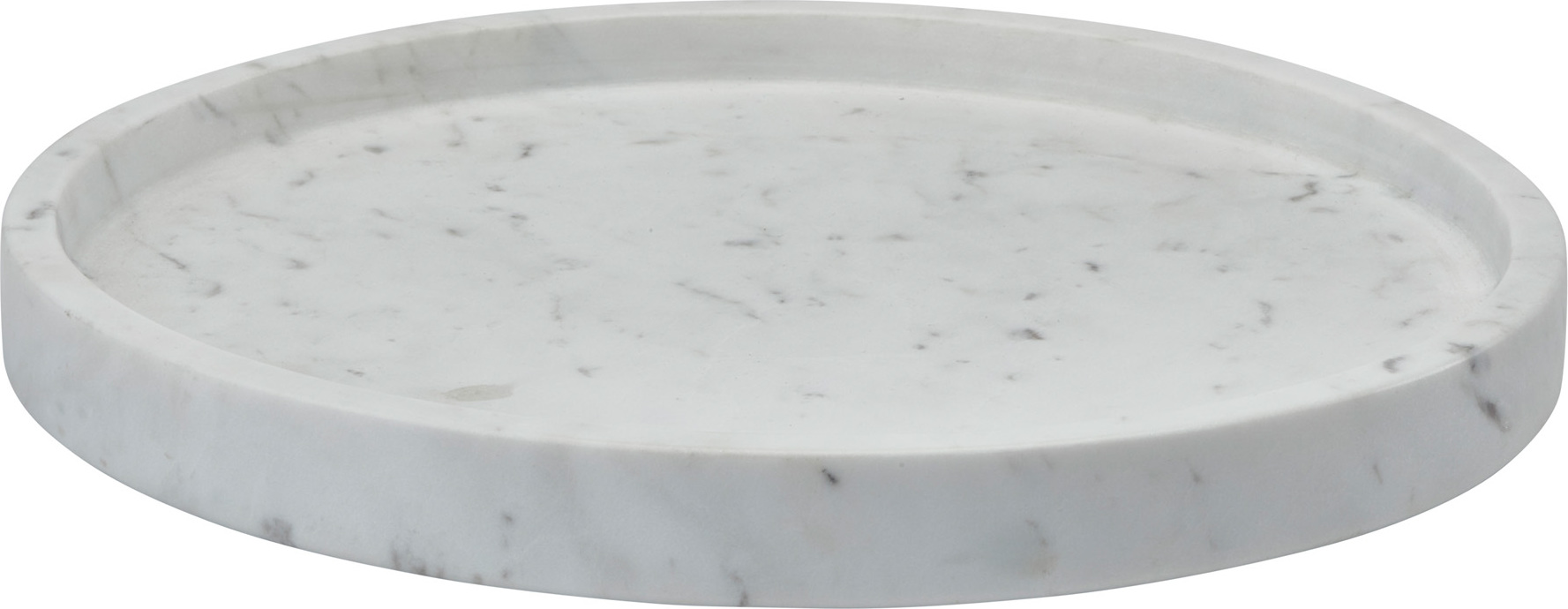 Taca dekoracyjna Hammam okrągła 30 cm biała