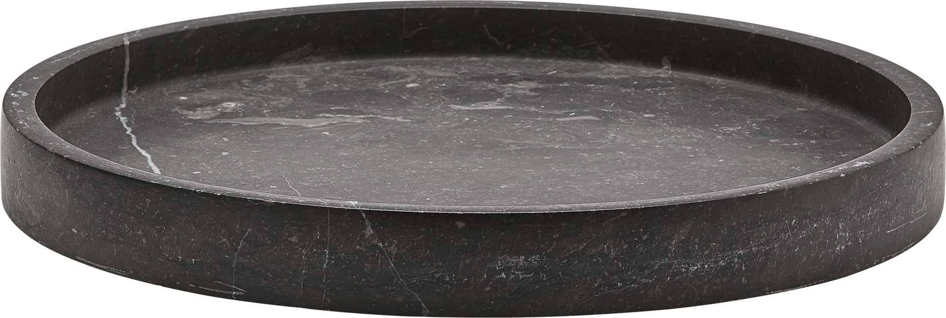 Taca dekoracyjna Hammam okrągła 30 cm ciemnoszara