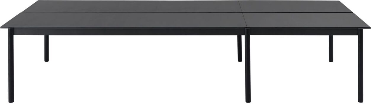 Stół Linear System 1 czarny nanolaminat
