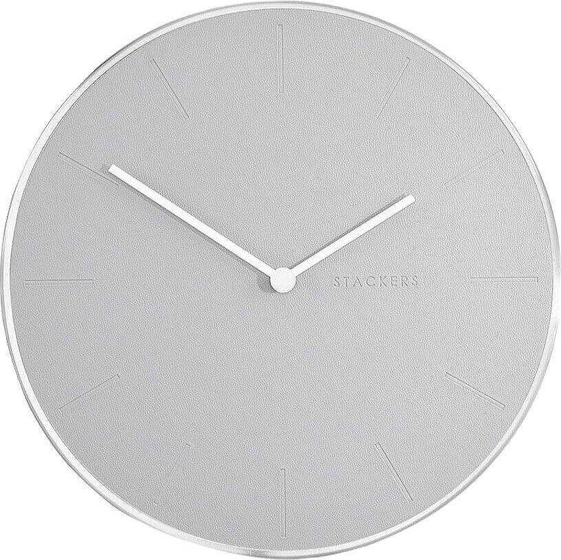 Zegar ścienny Stackers 40 cm kamienna szarość