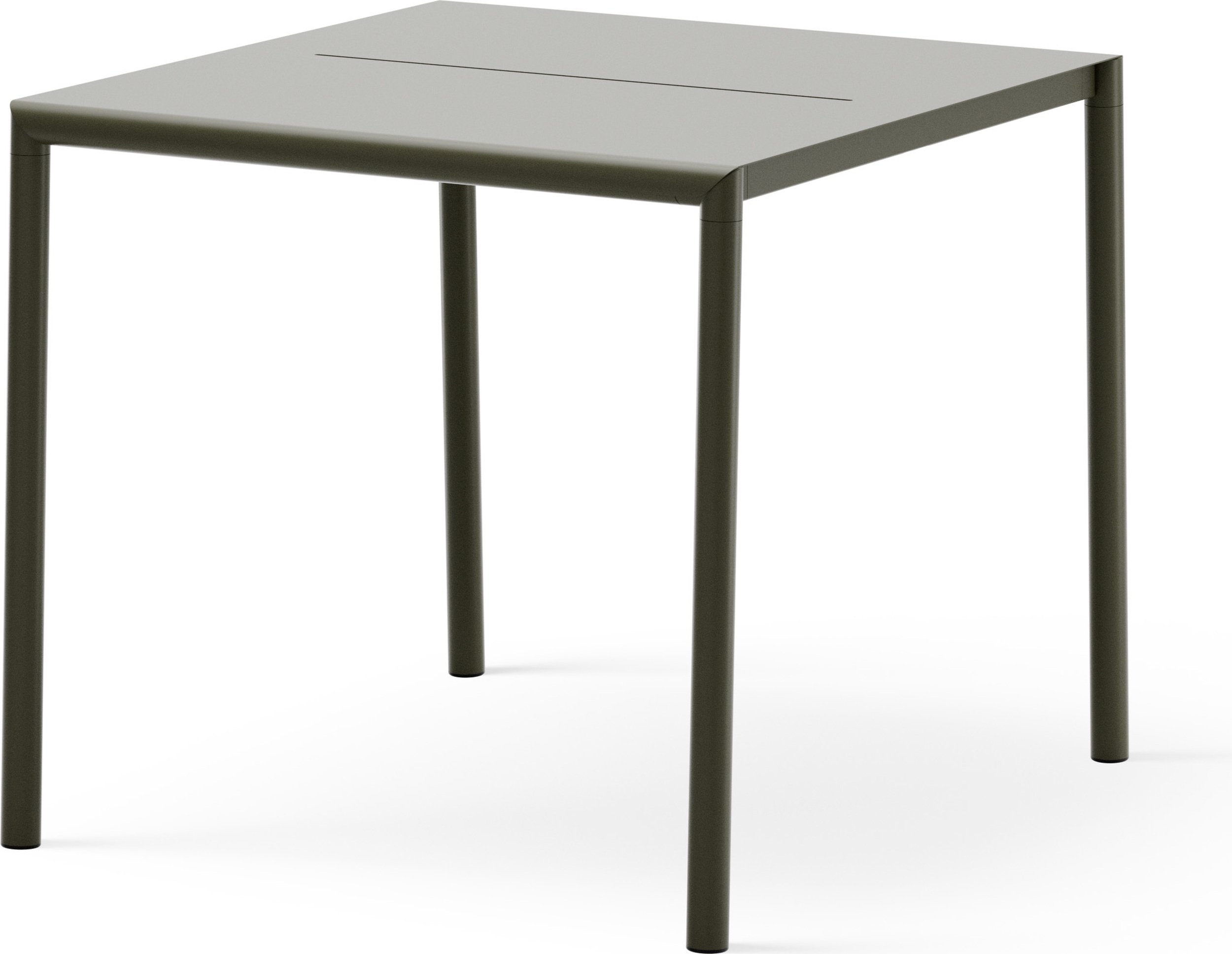 Stół ogrodowy May 85 x 85 cm ciemnozielony