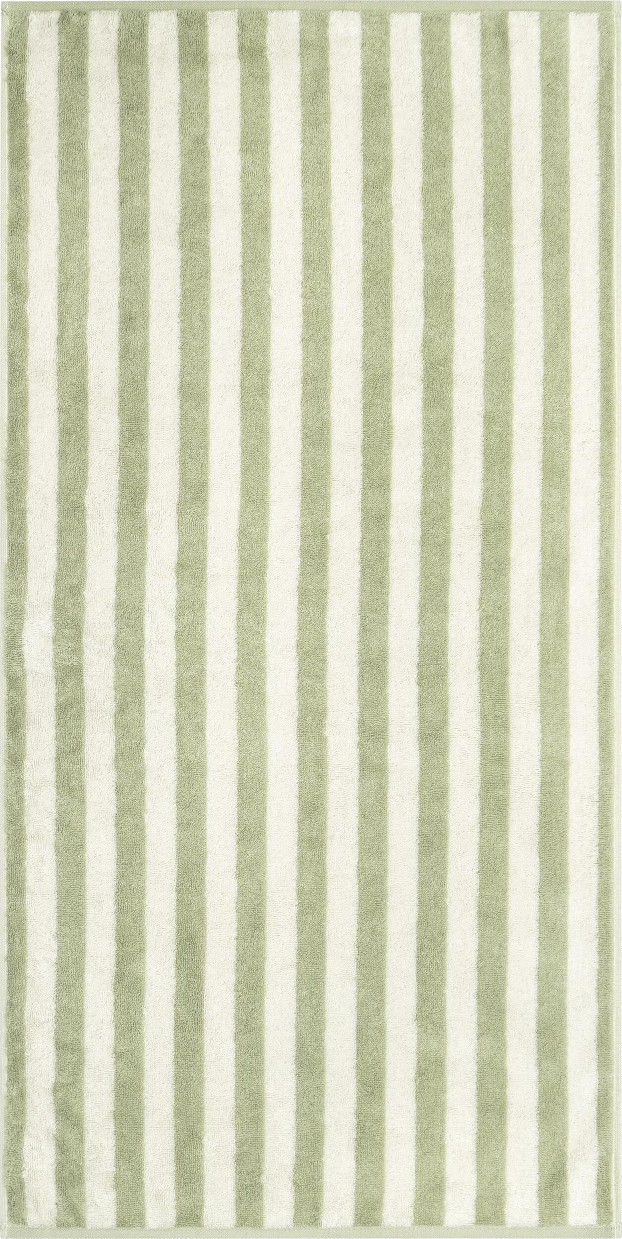 Ręcznik Studio w paski 70 x 140 cm jasnozielony