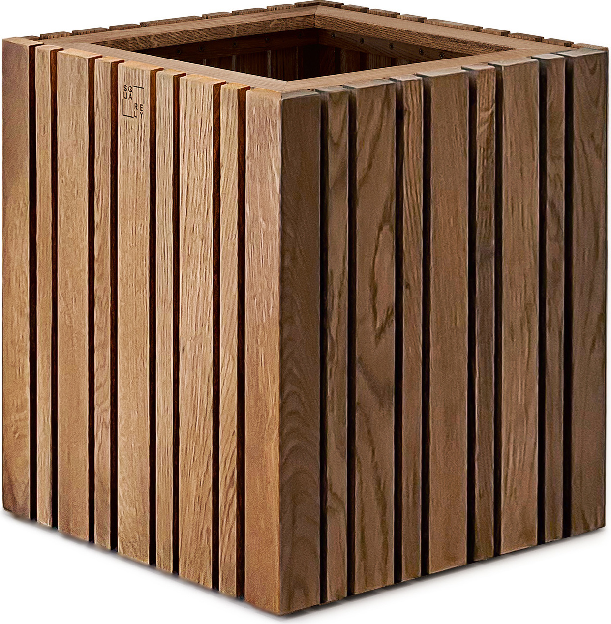 Doniczka samonawadniająca GrowMORE ciemny dąb