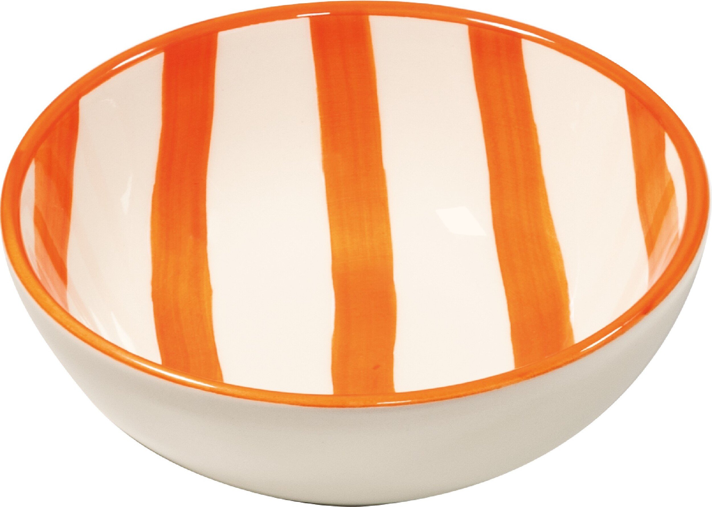 Miseczka Lido Righe w paski 13 cm pomarańczowa