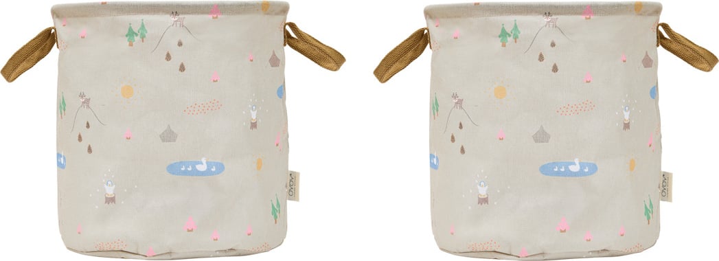 Kosze do przechowywania OYOY Deer & Duck 32 cm 2 szt.
