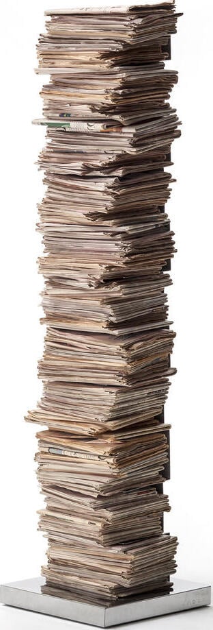 Regał Ptolomeo Art 160 cm srebrny