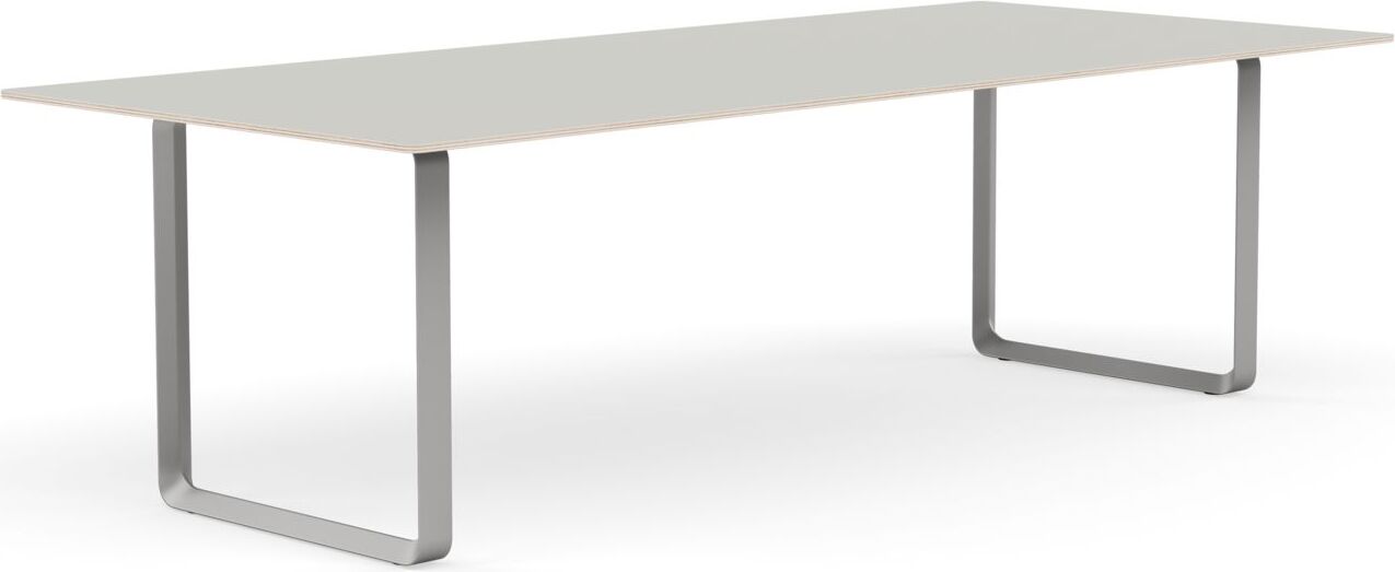 Stół Muuto 225 x 90 cm szary nogi szare