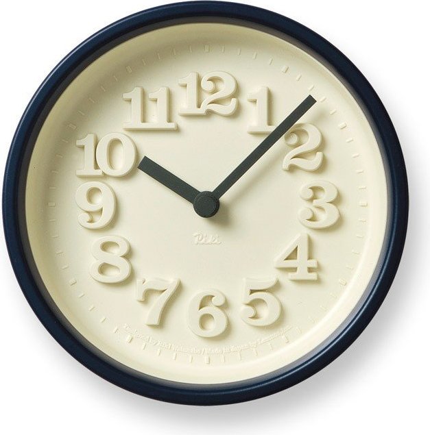 Zegar Chiisana Tokei czarny