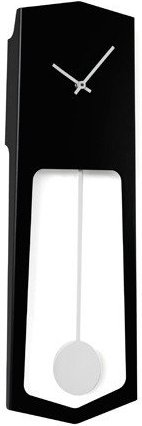 Zegar ścienny Aika czarny