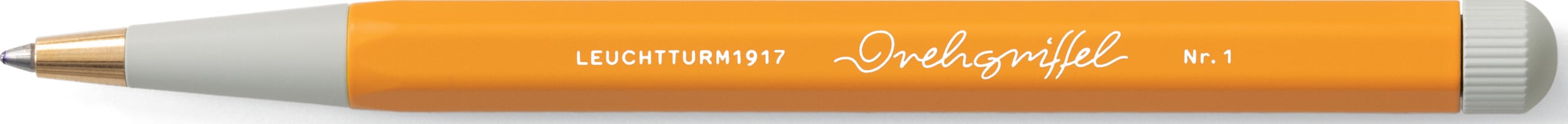 Długopis żelowy z czarnym tuszem Drehgriffel Nr. 1 pomarańczowy