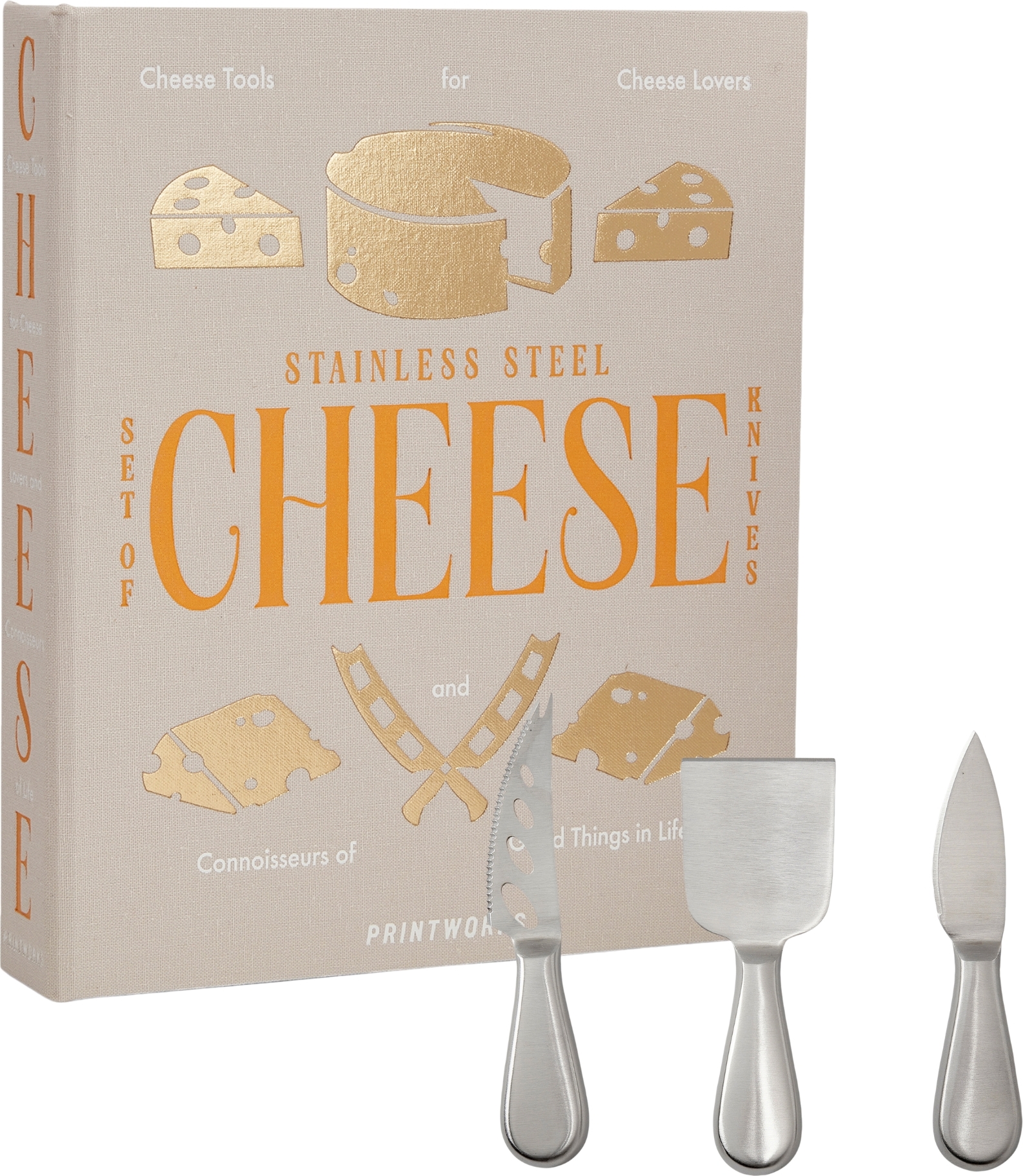 Noże do sera The Essentials w pudełku prezentowym 3 el.