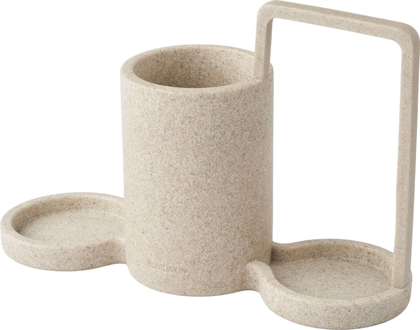 Organizer do zlewu Humdakin 20 x 30 cm piaskowy