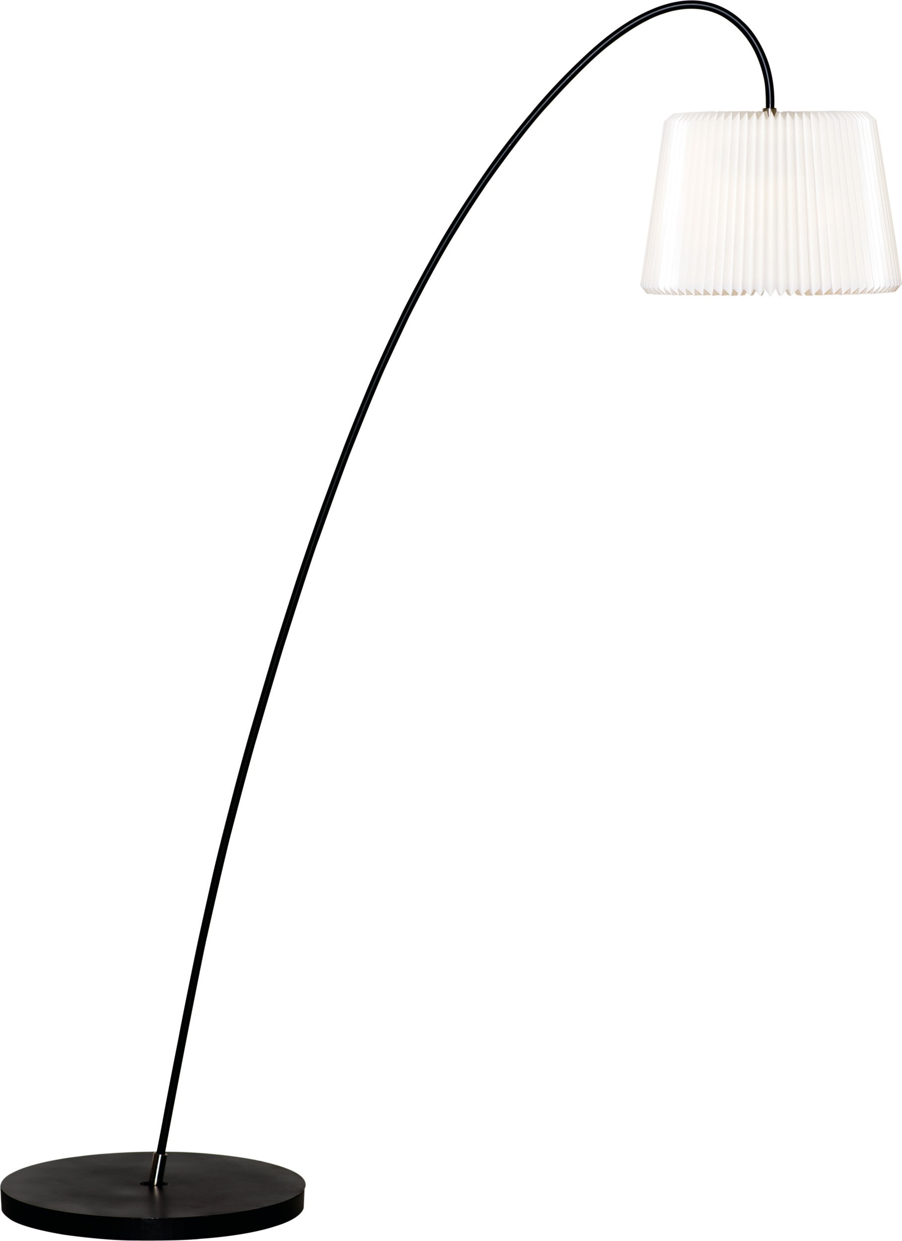 Lampa podłogowa Snowdrop z foliowym kloszem