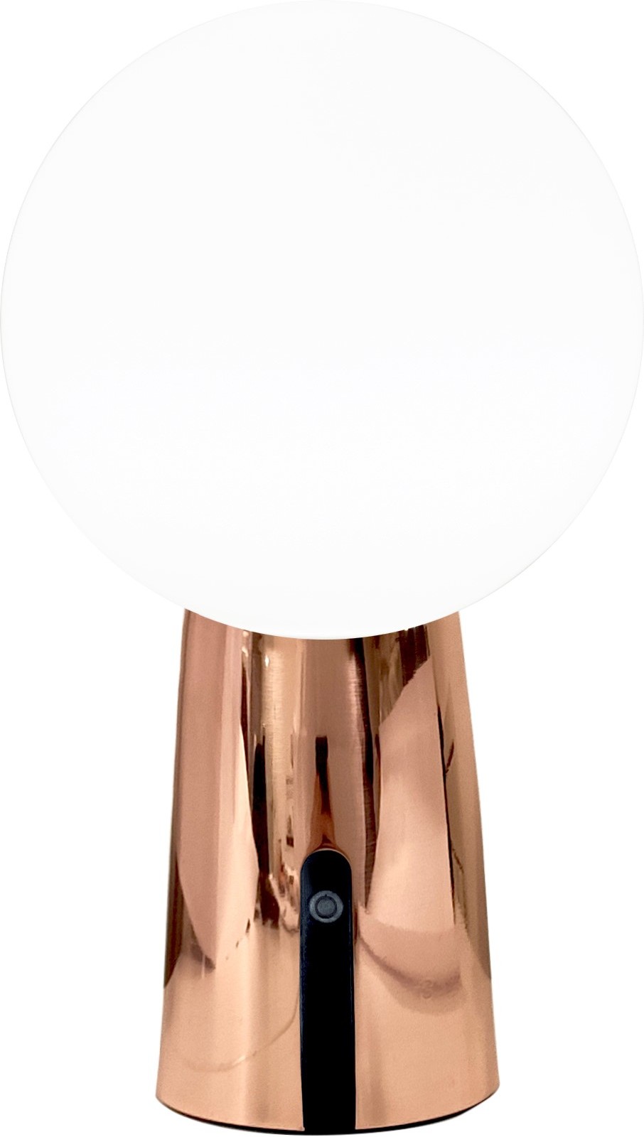 Lampa bezprzewodowa Olimpia 26 cm metaliczna miedziana