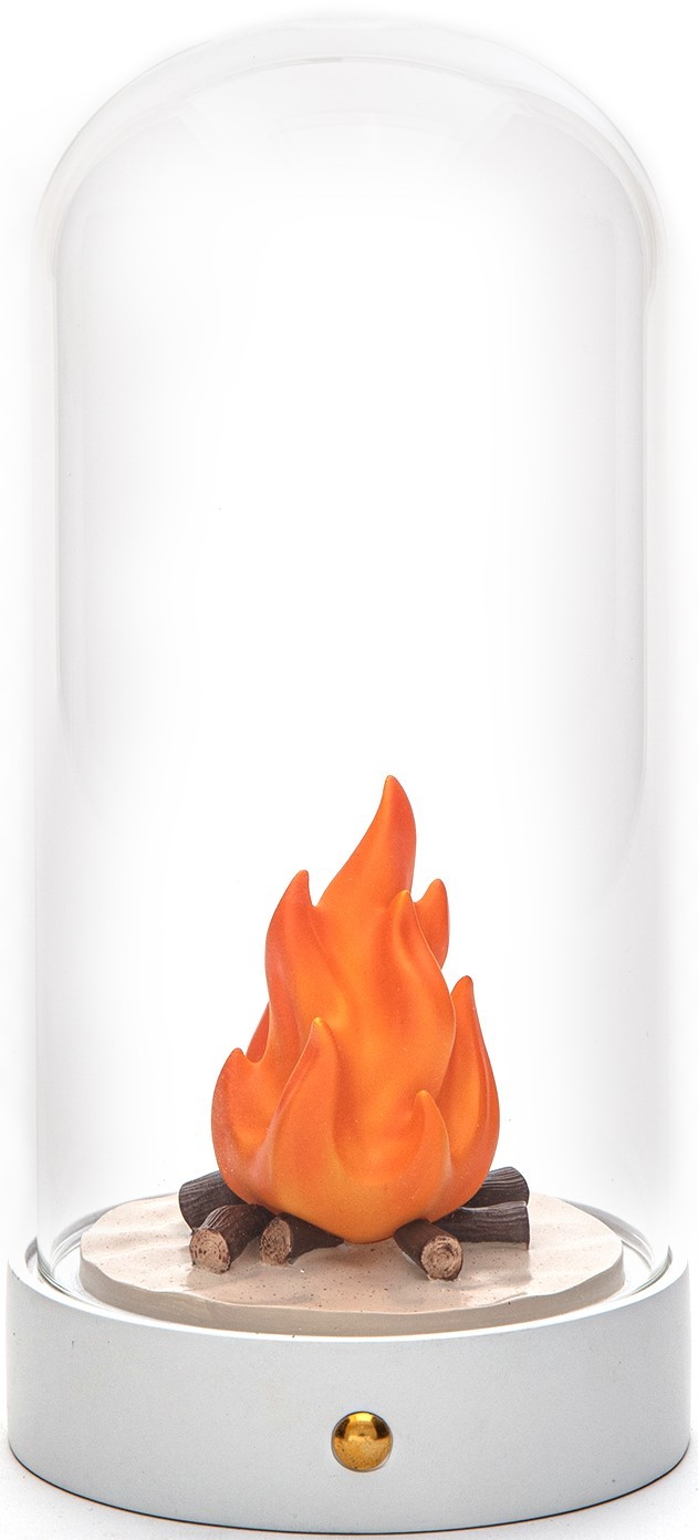 Lampka dekoracyjna My Little Bonfire biała bezprzewodowa