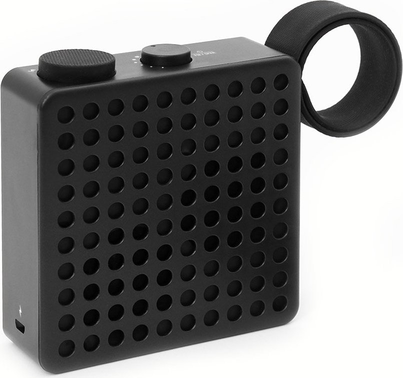 Radio z głośnikiem The Monkey czarne