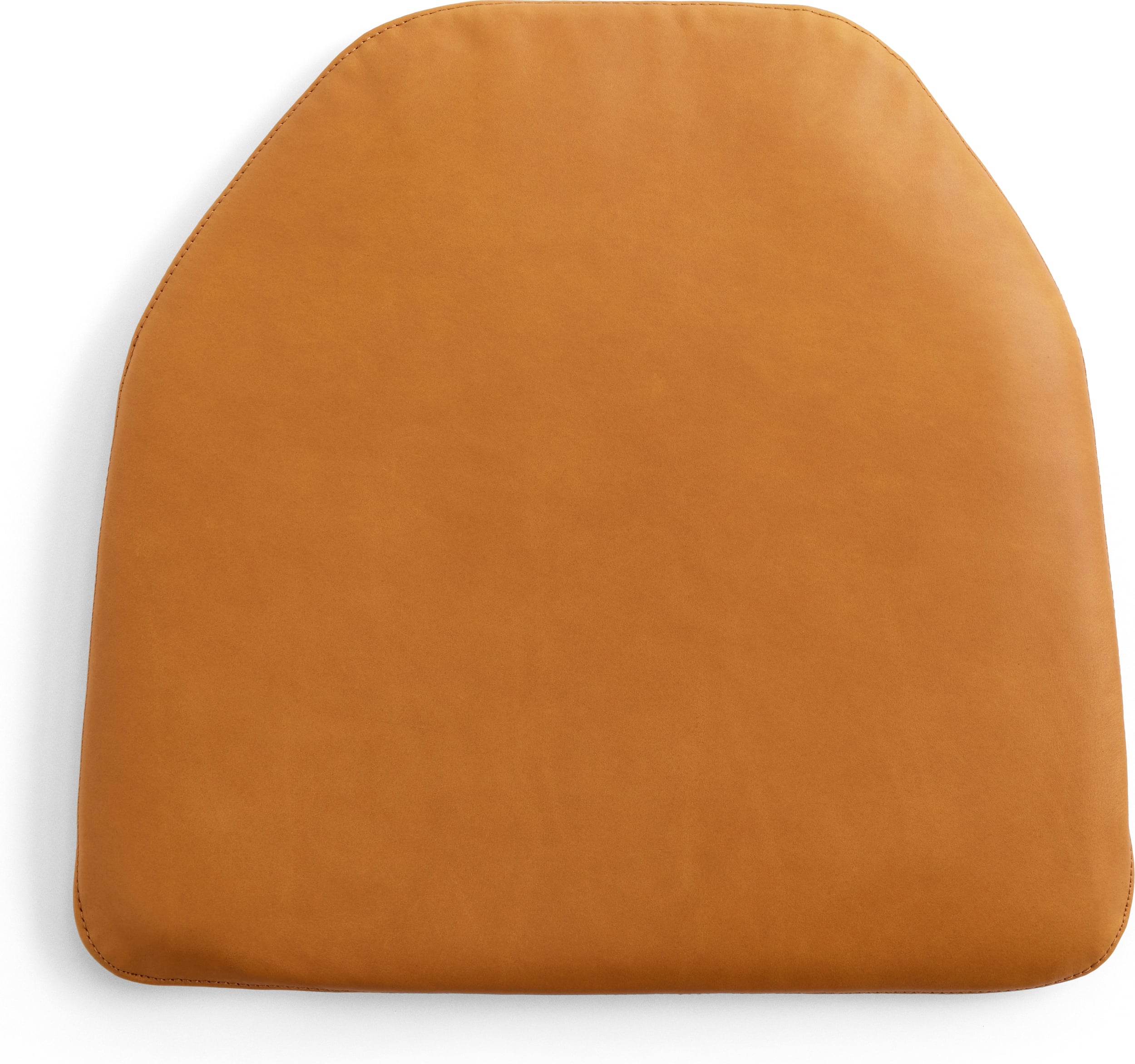 Poduszka na krzesło J-series 41 x 37 cm pomarańczowa skórzana