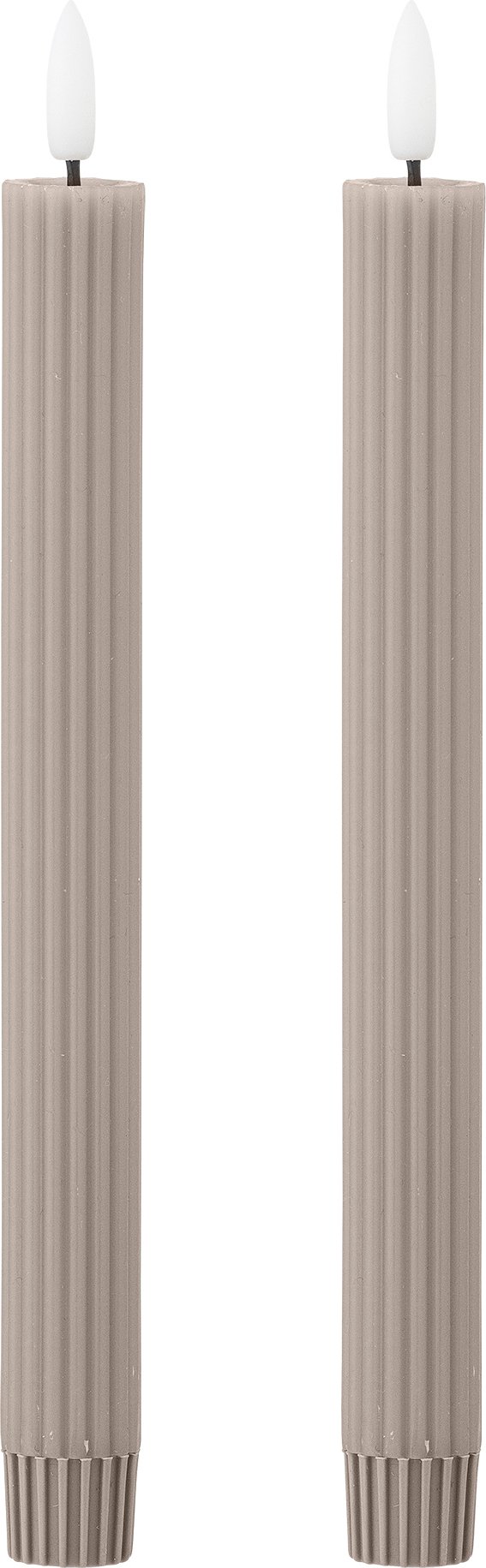 Świece LED Ponza beżowe 2 szt.