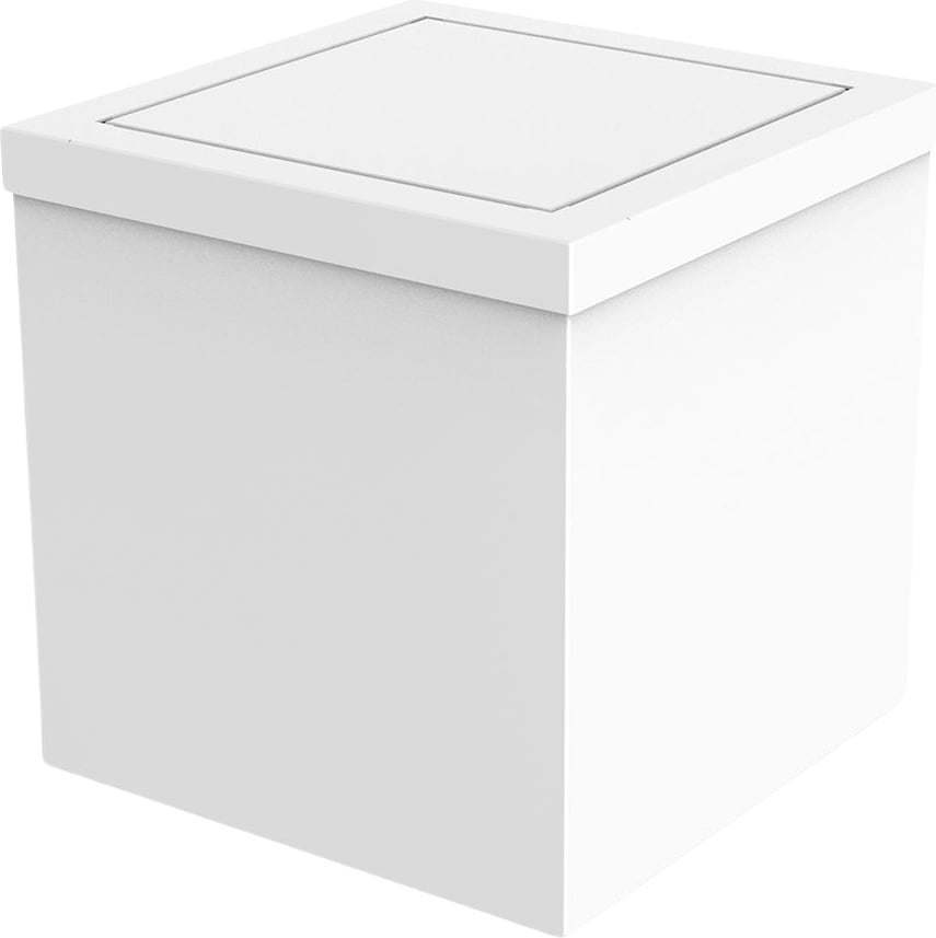 Kosz na śmieci łazienkowy Decor Walther 20 cm biały mat