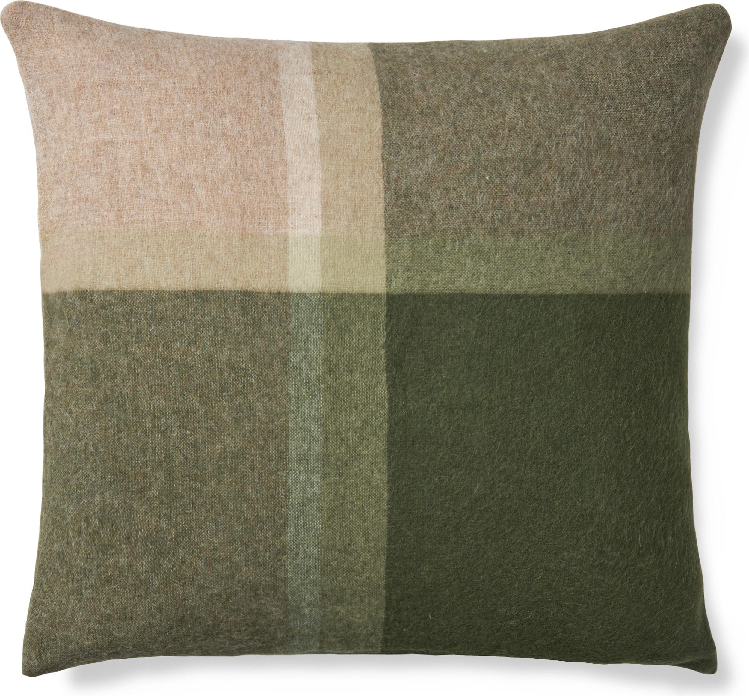 Poszewka dekoracyjna Manhattan 50 x 50 cm zielono-beżowa