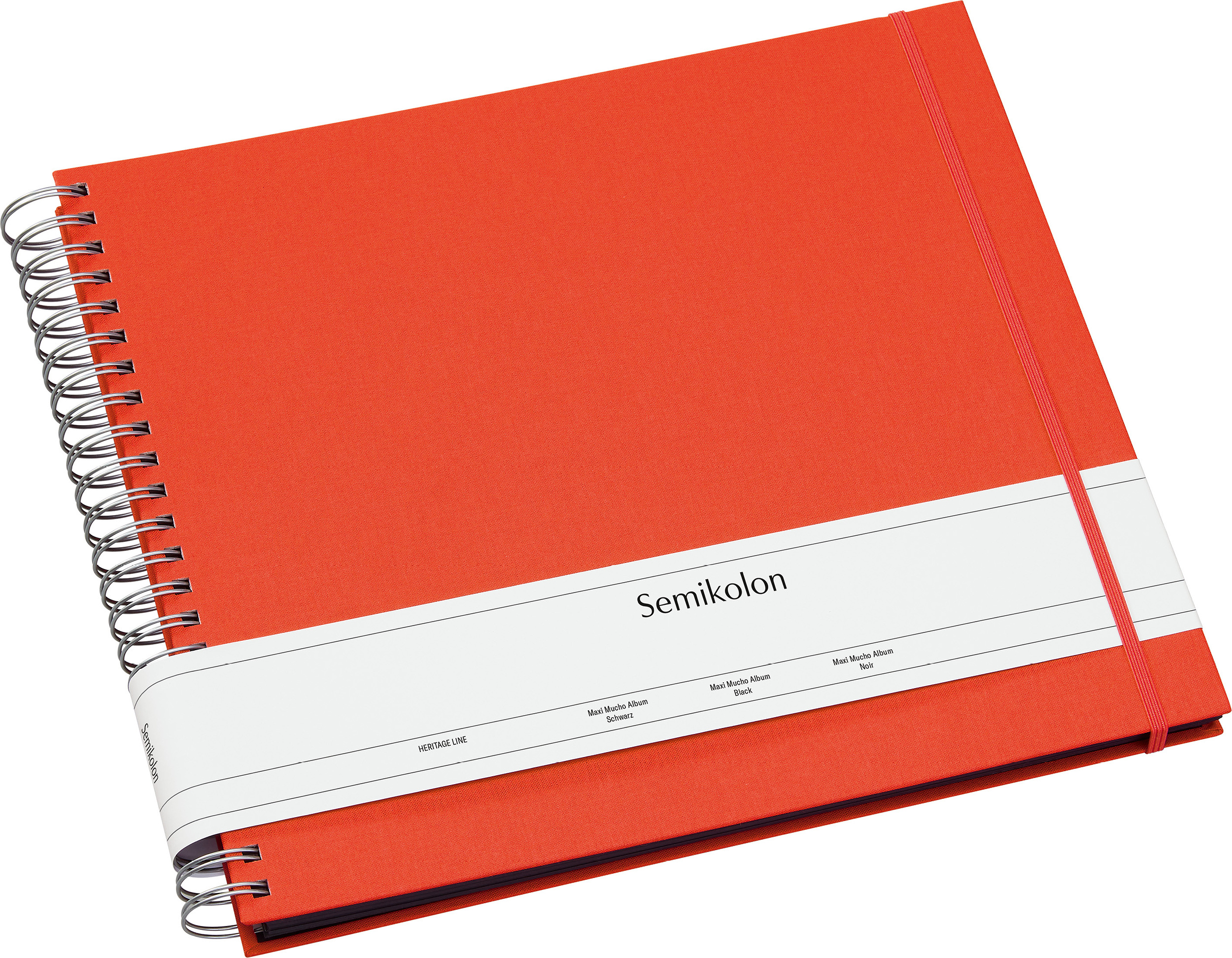 Album na zdjęcia Uni Maxi Mucho pomarańczowy z czarnymi kartami