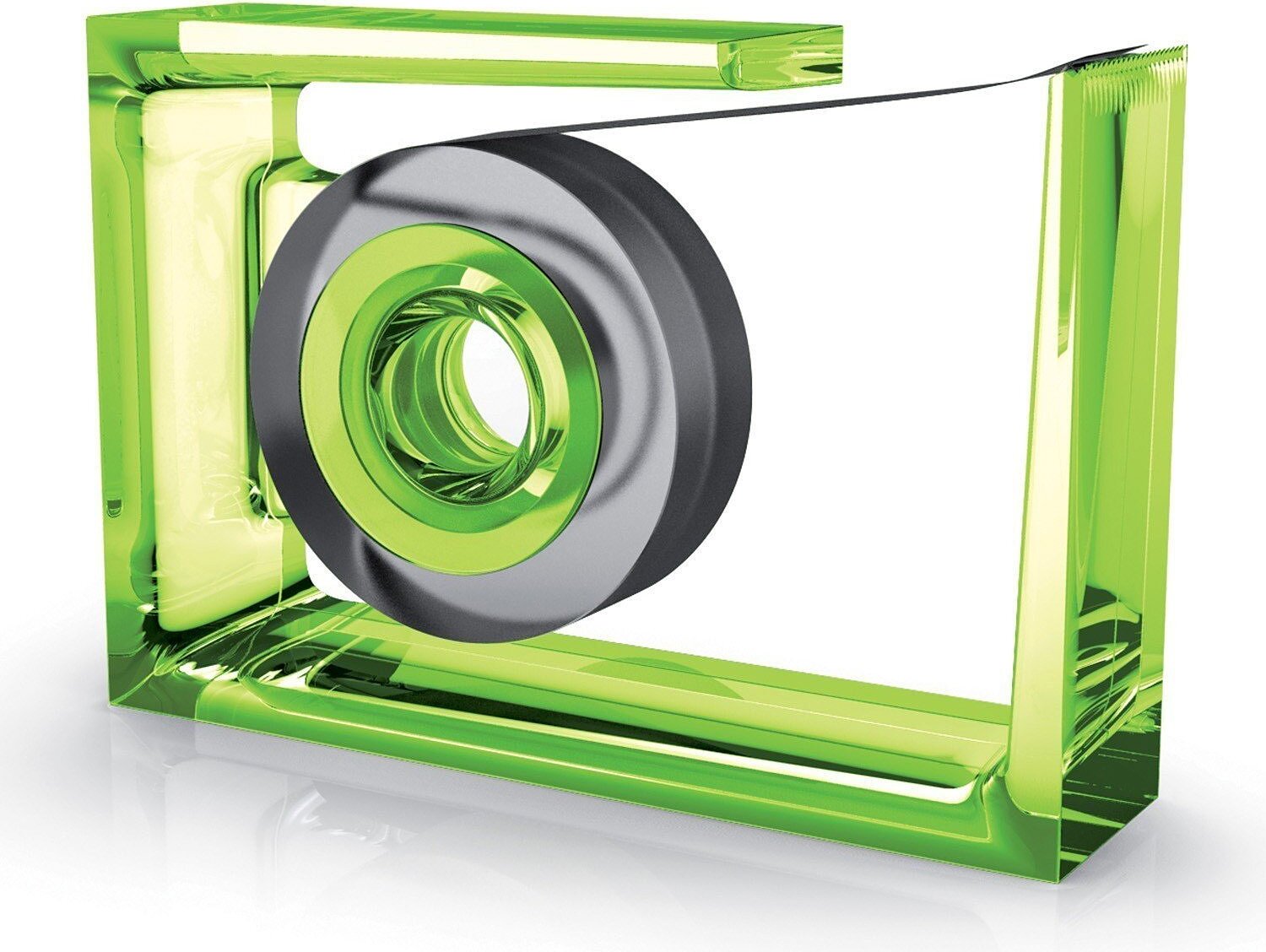 Podajnik taśmy klejącej Roll Air zielony