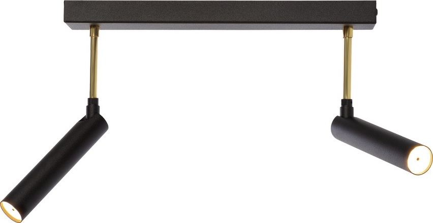 Lampa sufitowa lub kinkiet Lars 2 czarno-złota