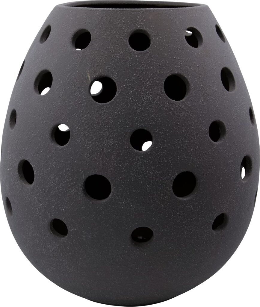 Świecznik Artie 35 cm szary