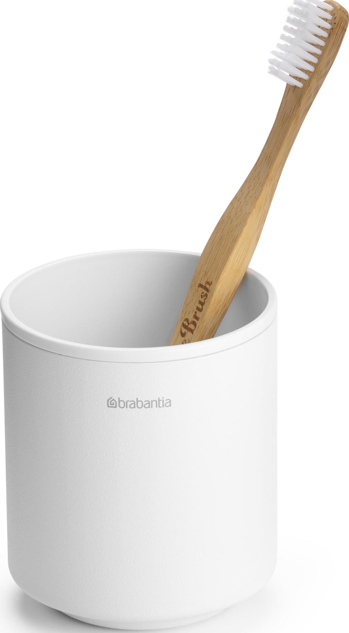 Kubek na szczoteczki do zębów MindSet biały