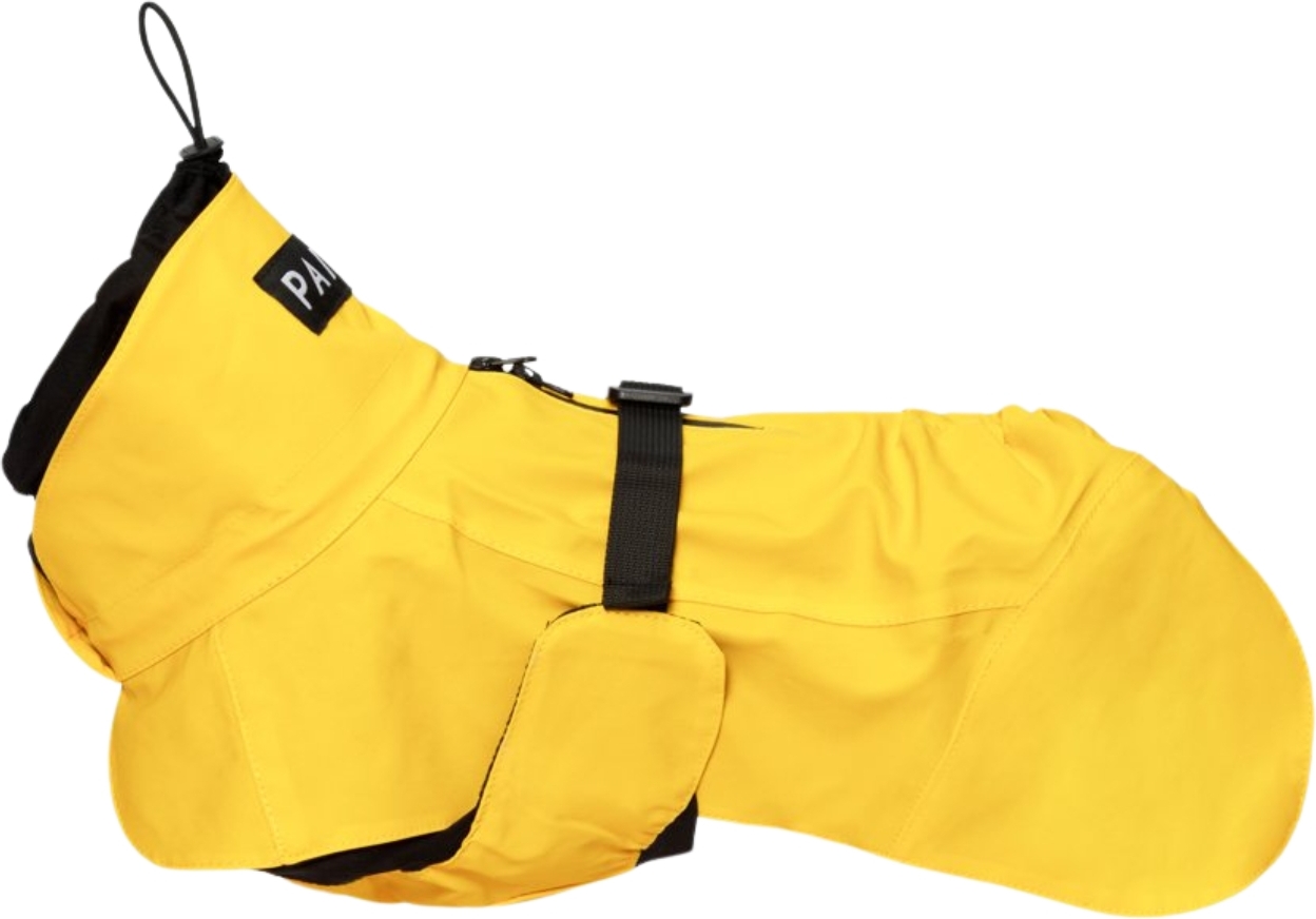 Płaszcz przeciwdeszczowy dla psa Paikka Visibility Lite 20 cm żółty