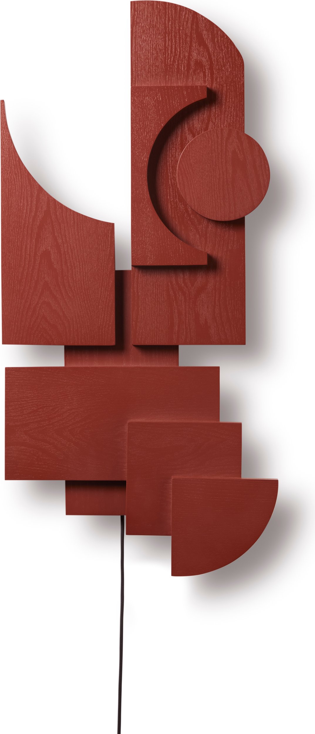 Lampa ścienna Totem Deco czerwona